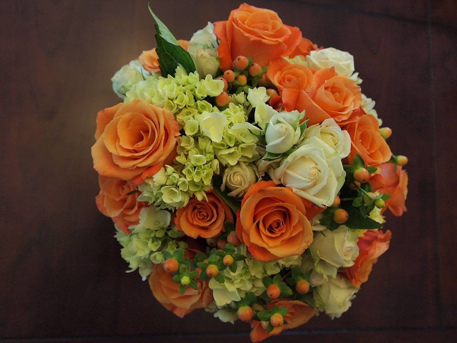Оранжевый букет невесты: значение цвета, выбор композиции