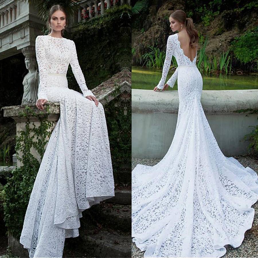 Свадебное платье с открытой спиной, кому подойдет подобная модель
