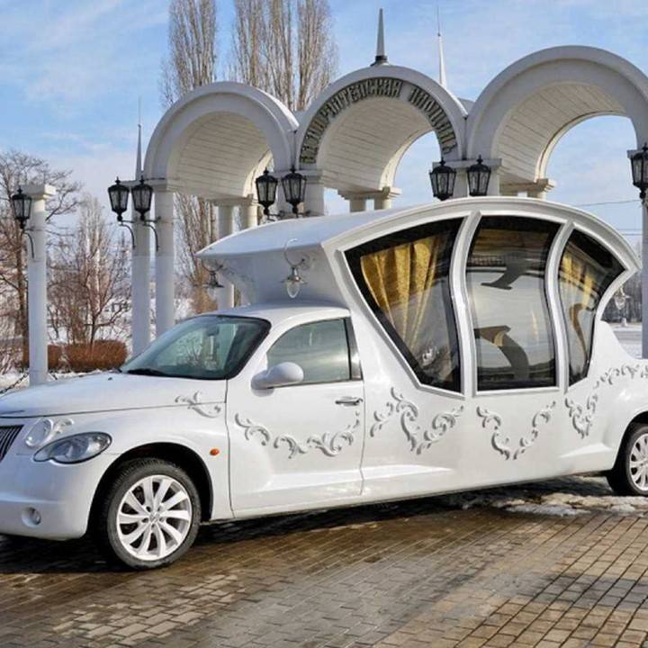 Ретро авто на свадьбу: машина-карета для молодоженов