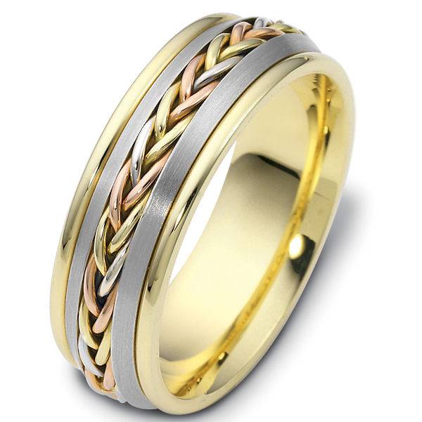 Обручальные кольца. символ переплетения судеб – обручальные кольца с косичкой из золота