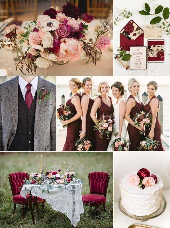 ᐉ свадьба в цвете марсала - оформление, украшение зала, платье - svadebniy-mir.su