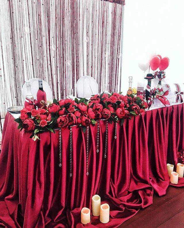 Свадьба в бордовом цвете: идеи для оформления бордовой свадьбы, фото