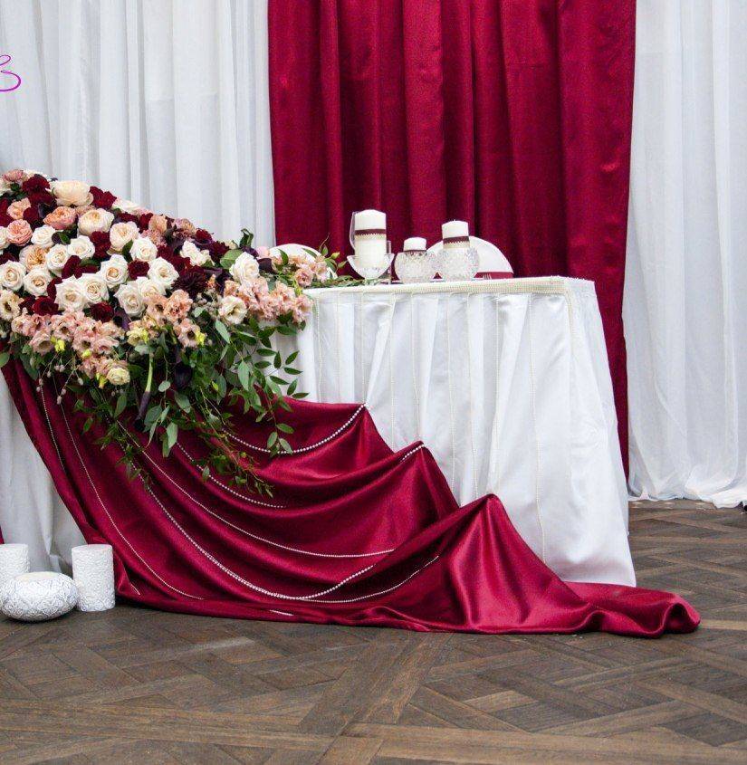 Свадьба в бордовом цвете: аристократичная роскошь!