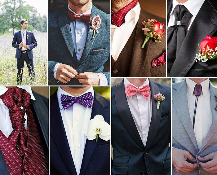 Как правильно выбрать галстук на свадьбу