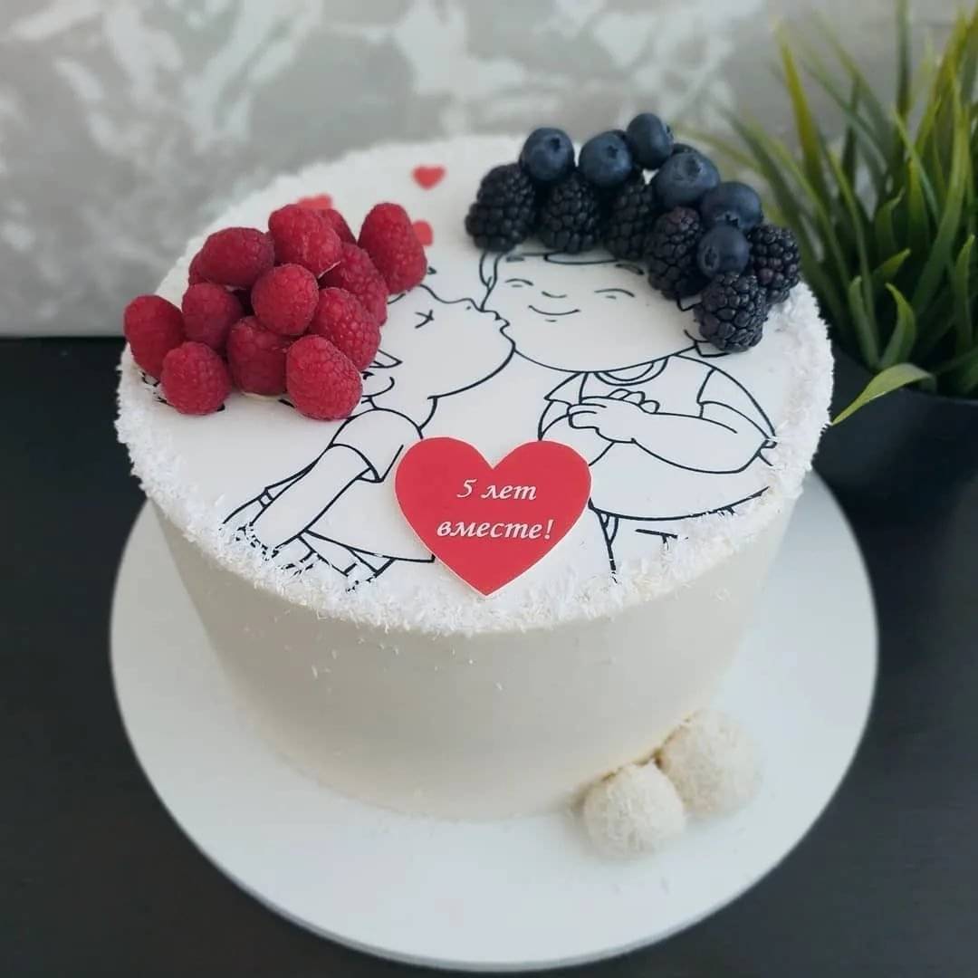 Торт на годовщину свадьбы: варианты оформления праздничных тортов