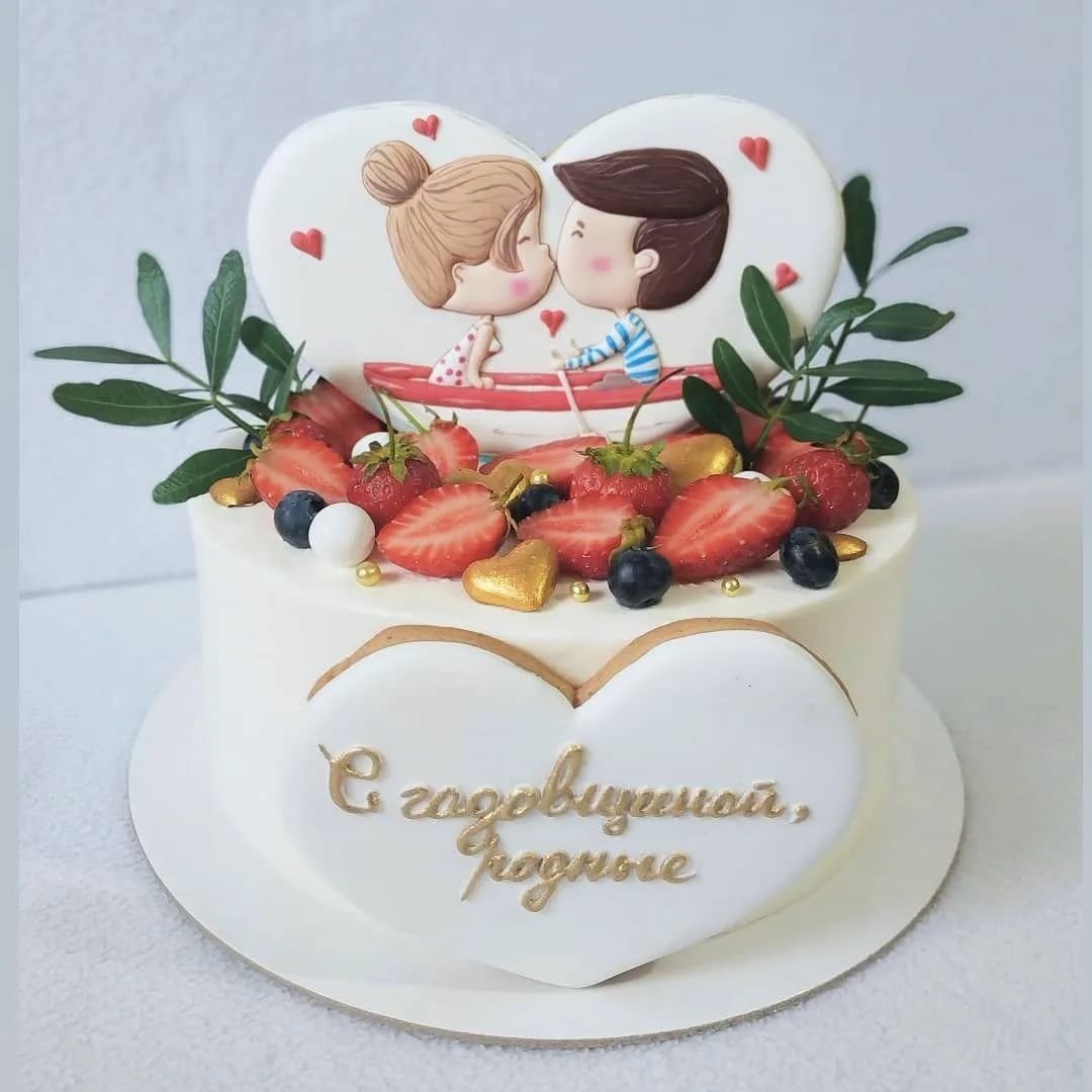 Торт на годовщину свадьбы – фото