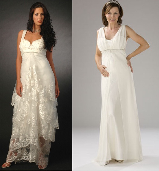 Свадебные платья для беременных: какое выбрать?