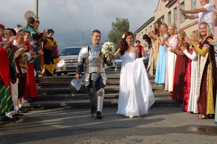 Свадьба в рыцарском стиле - как выглядеть идеально