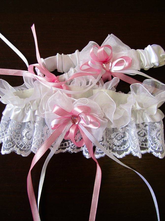Подвязка невесты своими руками мастер класс 🥗 как сшить на свадьбу