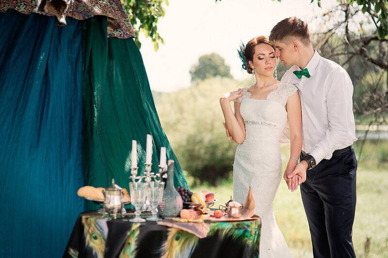 Свадьба в зеленом цвете: разнообразие оттенков и вкусов!