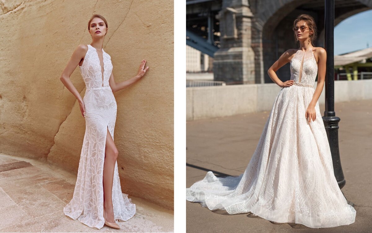 Модные свадебные платья 2023-2024: фото лучших фасонов и моделей