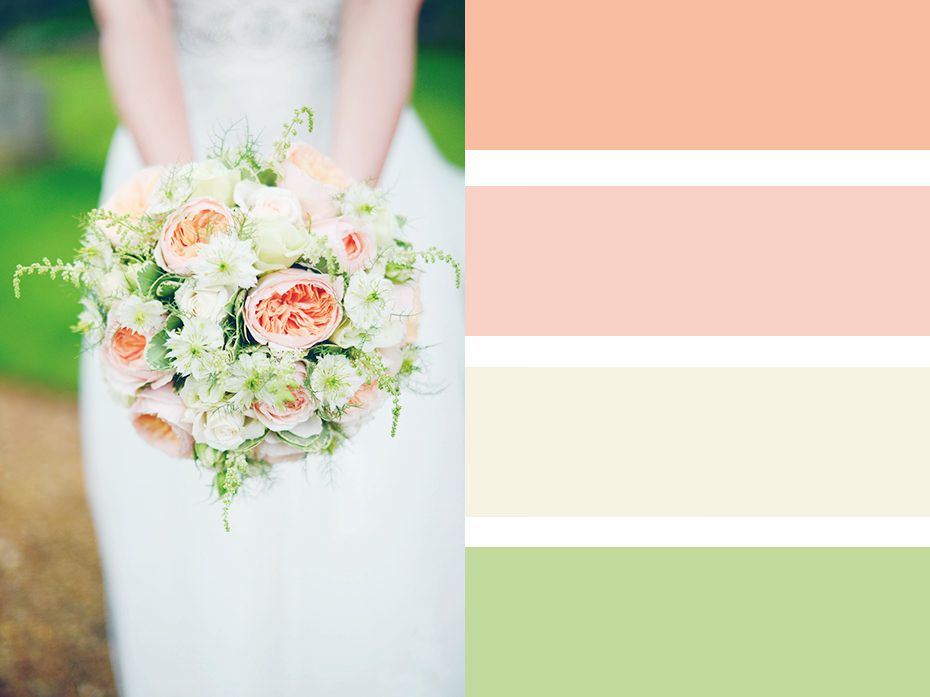 Бежевый розовый зеленый. Сочетание цветов с персиковым. Свадебная палитра. Палитра цветов на свадьбу. Персиковый цвет сочетание.