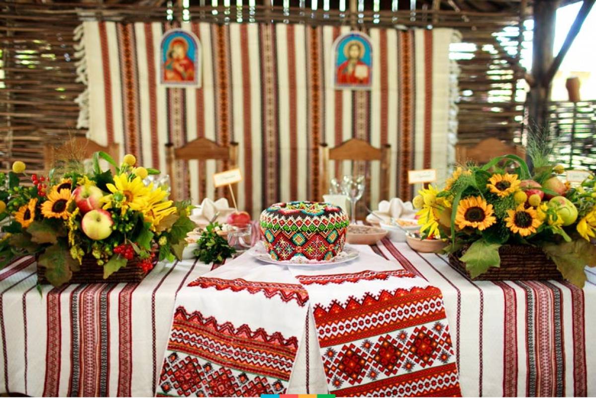 Декор свадьбы в "русском стиле"