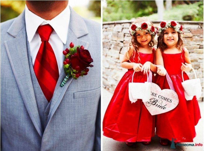 Цвет свадьбы - красный. оформление свадьбы в красном цвете