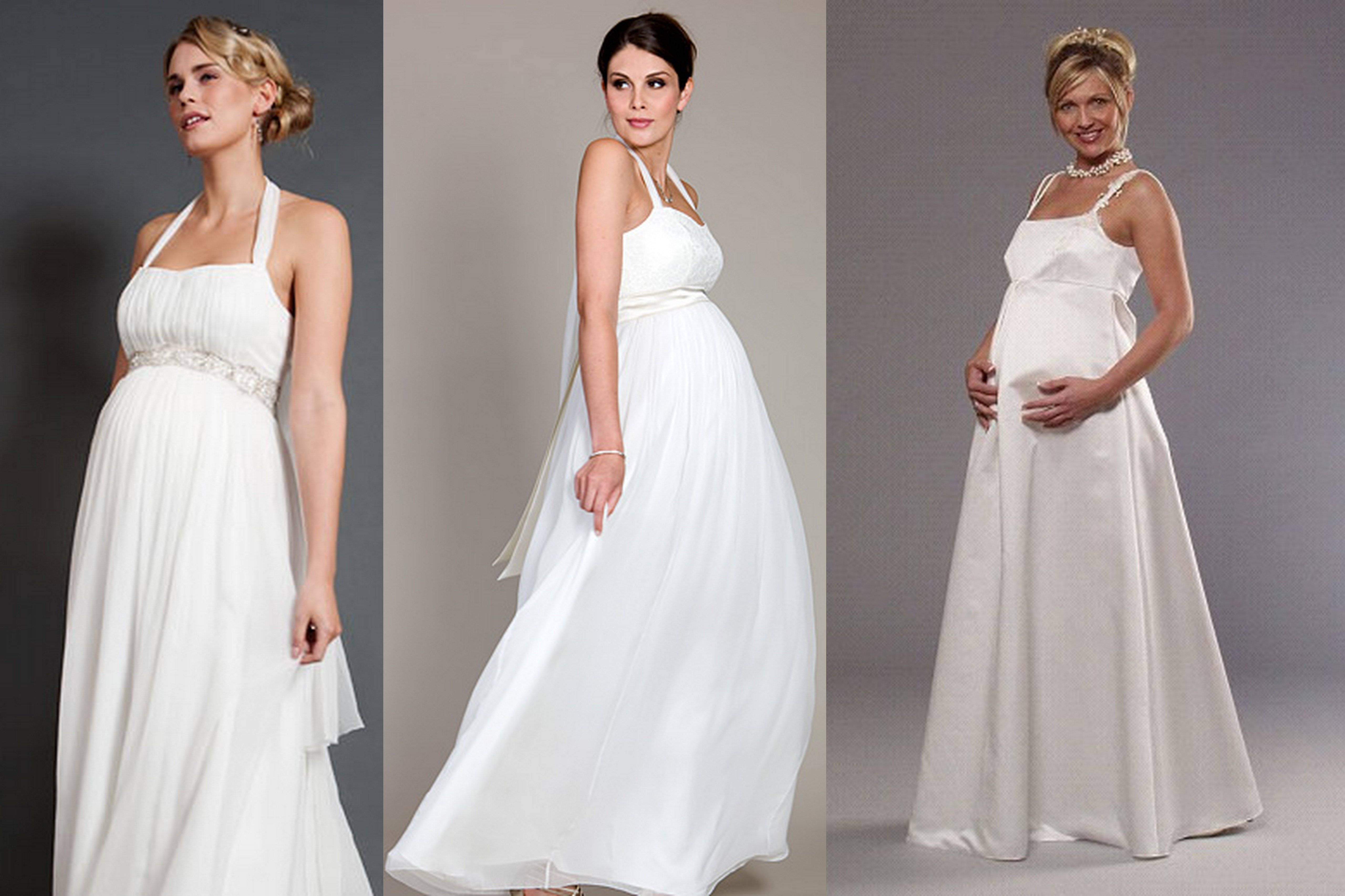 Свадебные платья для беременных - фото и стили 2021