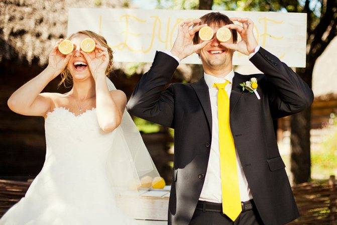 Лимонная свадьба - свежие идеи для организации праздника, фото